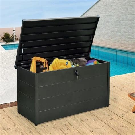 metal and wood garden boxes|metal garden storage boxes waterproof.